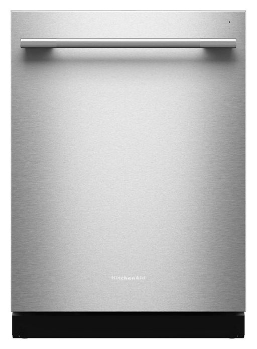KitchenAid - 24" Top Control Built-In Dishwasher with 360 Max Jets Third Rack and ProDry System 44 dBA - Stainless Steel