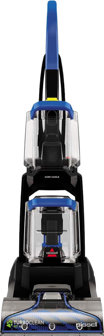 BISSELL - TurboClean Pet XL - Black with Colbalt Blue Accents