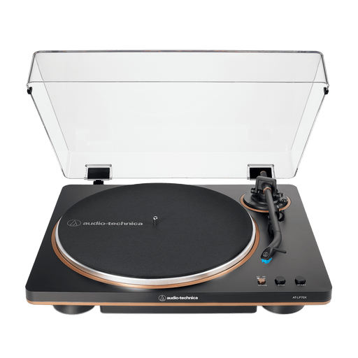 Audio-Technica - AT-LP70X-BZ Fully Automatic Belt-Drive Turntable - Black/bronze