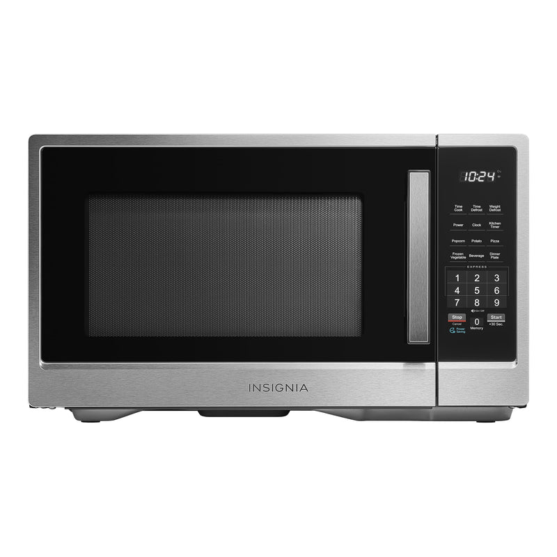 Insignia - 1.1 Cu. Ft. Countertop Microwave - Stainless Steel
