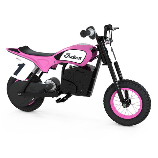 Razor - Indian eFTR Mini w/7 miles Max Operating Range  14 mph Max Speed - Small - Pink