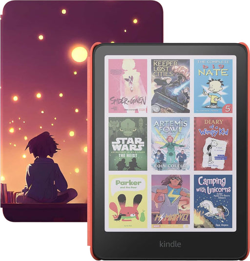 Amazon - Kindle Colorsoft Kids (16 GB)  First Kindle for kids in color with cover - 2025 - Starlight Reading