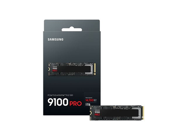 Samsung -  9100 PRO 1TB Internal SSD PCIe Gen 5x4 NVMe Speeds Up to 14700 MB/s