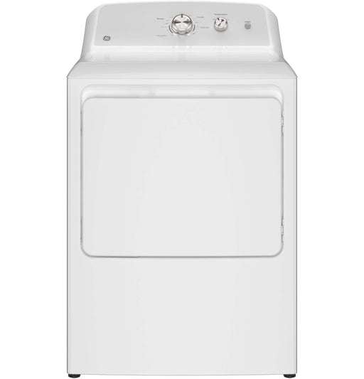 GE - 7.2 Cu. Ft. Gas Dryer with Long Venting up to 120 Ft. - White with Silver Matte