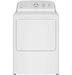 GE - 7.2 Cu. Ft. Gas Dryer with Long Venting up to 120 Ft. - White with Silver Matte