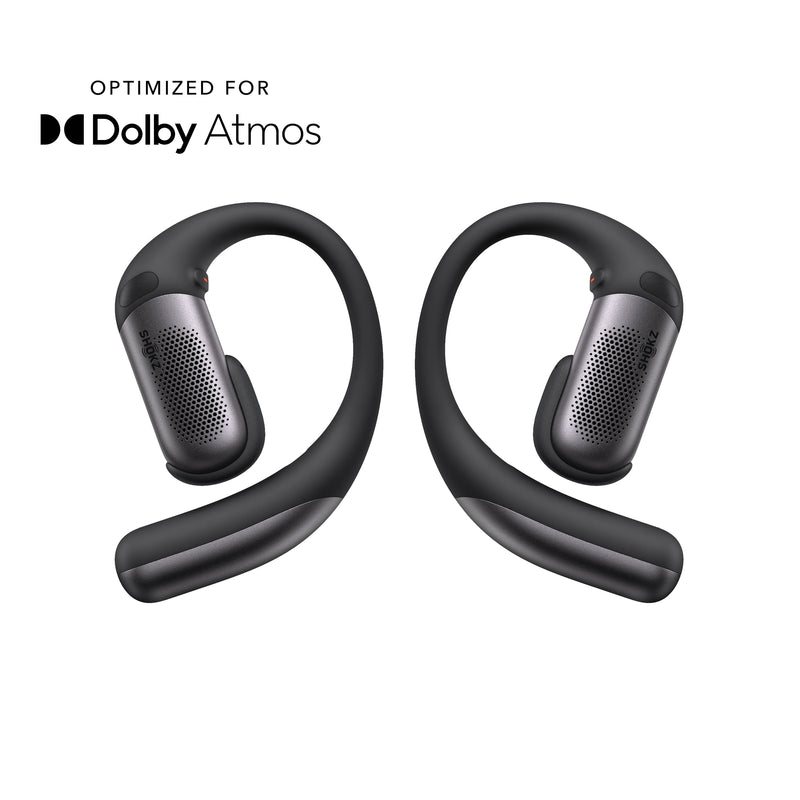 Shokz - OpenFit Pro Open-Ear True Wireless Bluetooth Active Noise Reduction Earbuds - Black