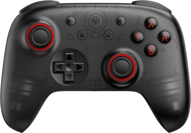 8BitDo - Ultimate 2C Bluetooth Gaming Controller for Nintendo Switch Nintendo Switch 2 - Transparent Black