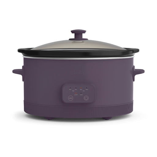 Bella - 6-qt. Programmable Slow Cooker - Plum