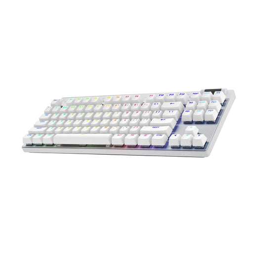 Logitech G PRO X TKL LIGHTSPEED Wireless Gaming Keyboard Tactile Switches (GX Brown) White - keyboard Input Device