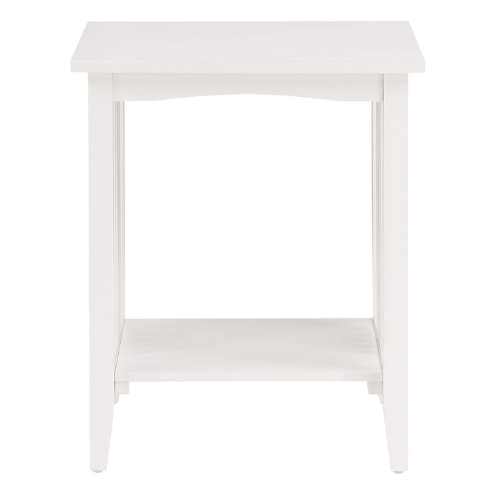 OSP Home Furnishings - Sierra Side Table - White Finish