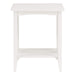 OSP Home Furnishings - Sierra Side Table - White Finish