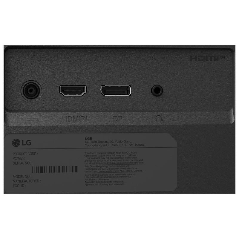 LG - UltraFine 32" 4K UHD 60Hz Monitor HDR10 (HDMI DisplayPort) - Black