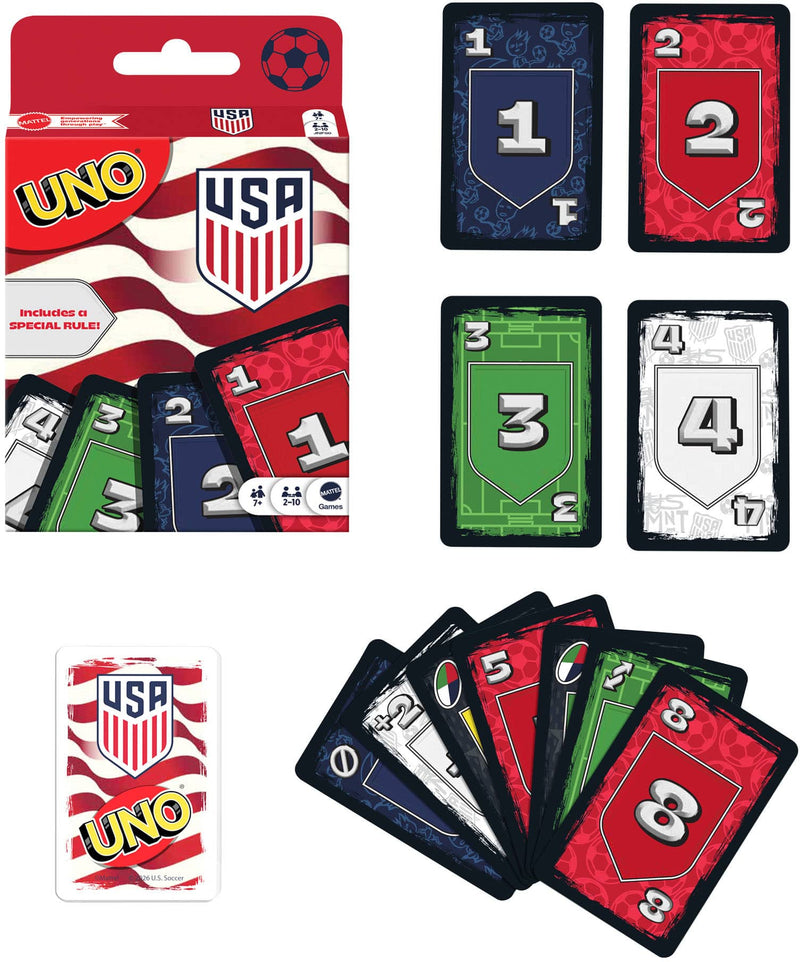 Mattel - UNO United States Soccer Federation Card Game