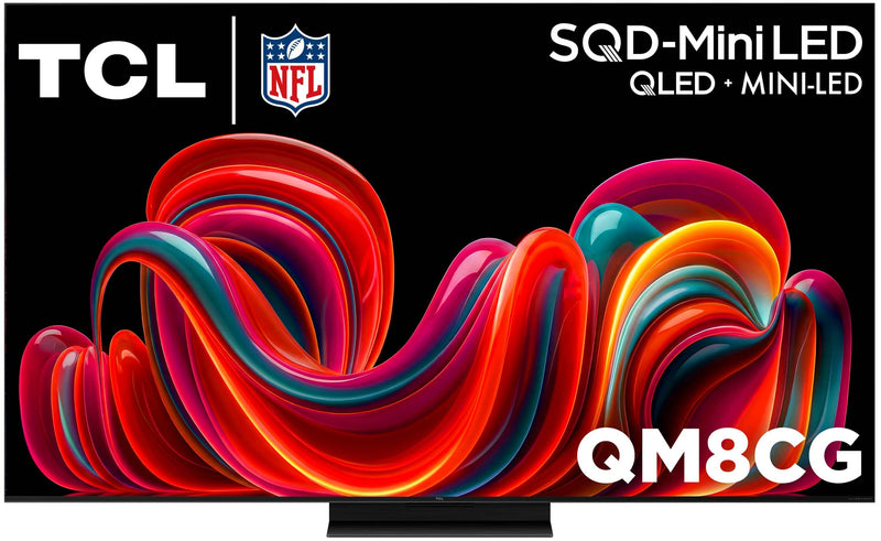 TCL - 55" QM8CG Series SQD-Mini LED 4K UHD HDR Smart TV with Google TV (2026)