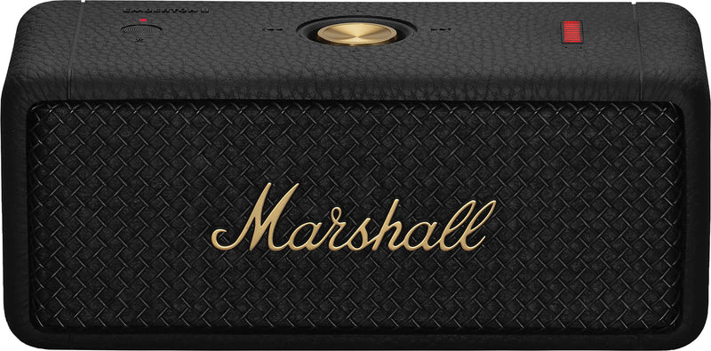Marshall - Middleton Portable Bluetooth Speaker with Rugged Waterproof / Dust-proof Wireless Design - Black/Brass