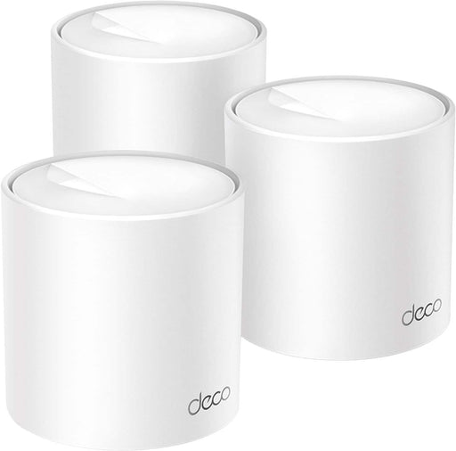 TP-Link - Deco X10 AX1500 Dual-Band Whole Home Mesh Wi-Fi 6 System Supports up to 120 Connected Devices (3-Pack) - White