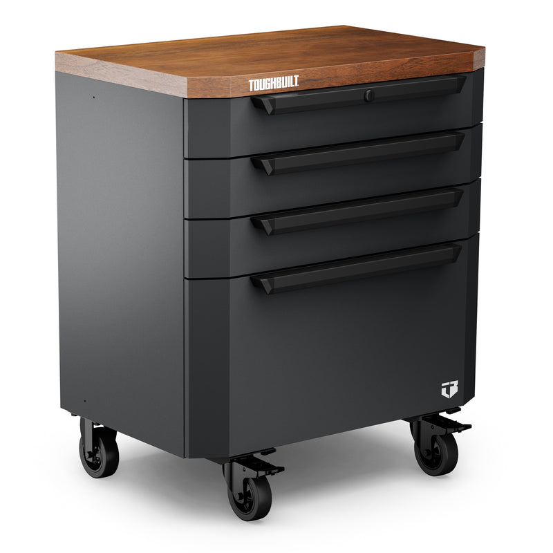 TOUGHBUILT 28-in W x 33-in H x 18.5-in D Freestanding Steel Garage Cabinet in Gray