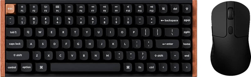 Keychron - K2 HE Keyboard and M3 Mouse Wireless Elite Bundle - Black