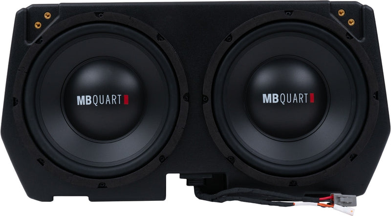 MB Quart - Can-Am Defender Tuned 10" Single-Voice-Coil 4-Ohm Subwoofer with Integrated 400W Amp - Black