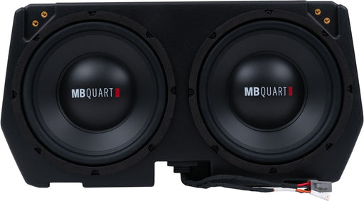 MB Quart - Can-Am Defender Tuned 10" Single-Voice-Coil 4-Ohm Subwoofer with Integrated 400W Amp - Black
