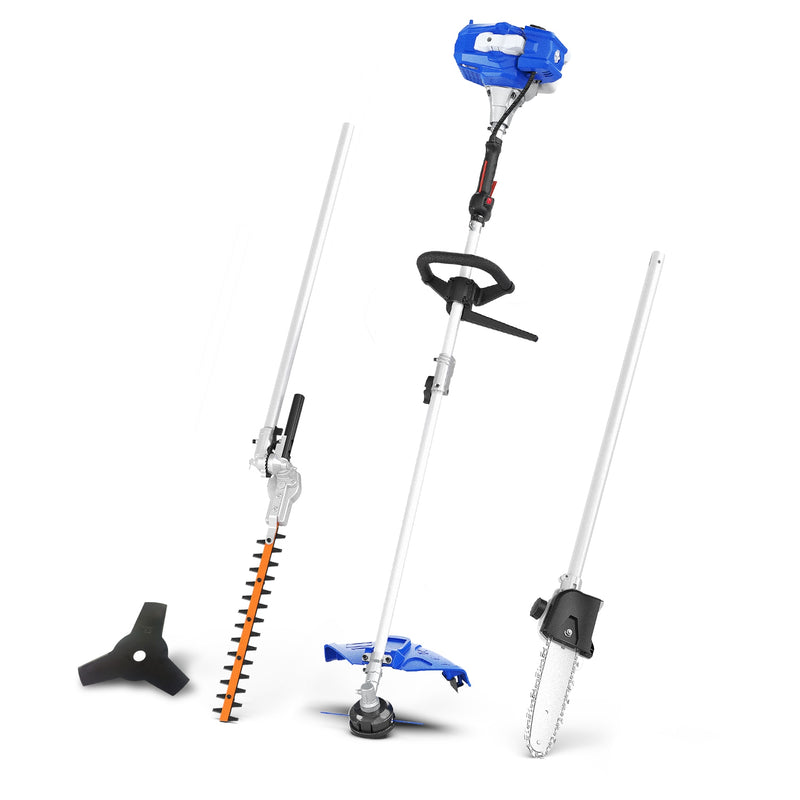 Wild Badger Power 4 In 1 Multi Tool 26-cc 2-cycle 17-in Straight Shaft Attachment Capable Gas String Trimmer