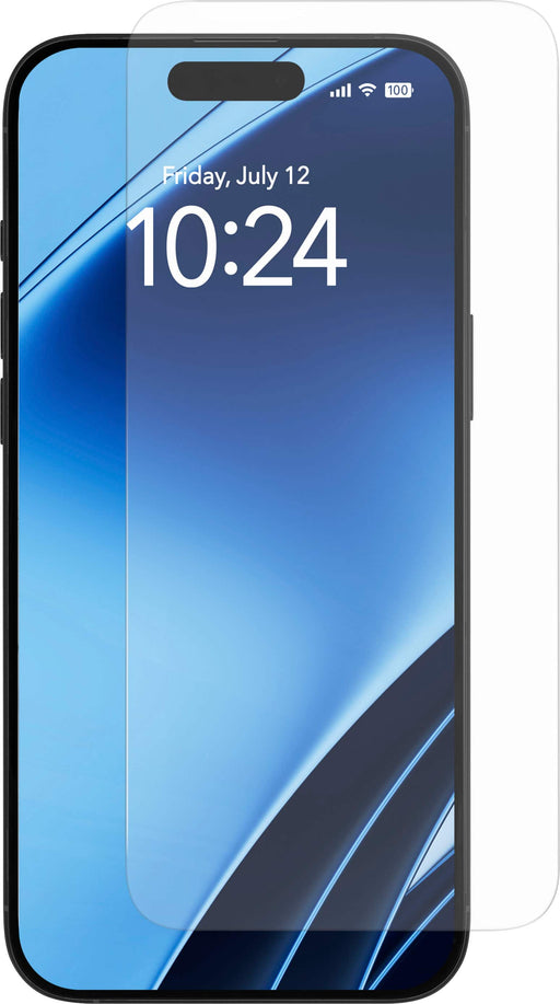 Insignia - Anti-Reflective Glass Screen Protector for iPhone 16 and iPhone 15 (3-Pack) - Clear