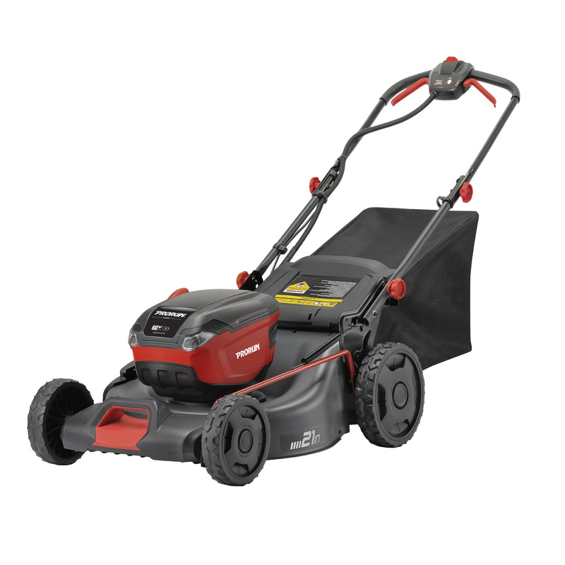 PRORUN PLM16021 60-volt, 21-in Push Battery Walk Mower with  (1) 2.5 Ah Battery Included