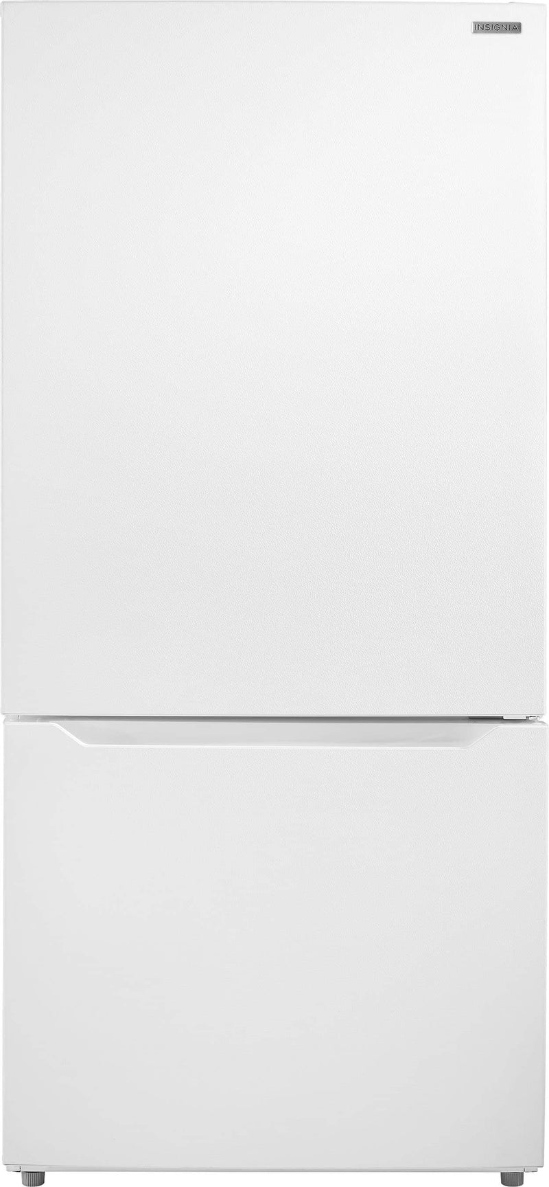 Insignia - 18.6 Cu. Ft. Bottom Freezer Refrigerator with ENERGY STAR Certification - White