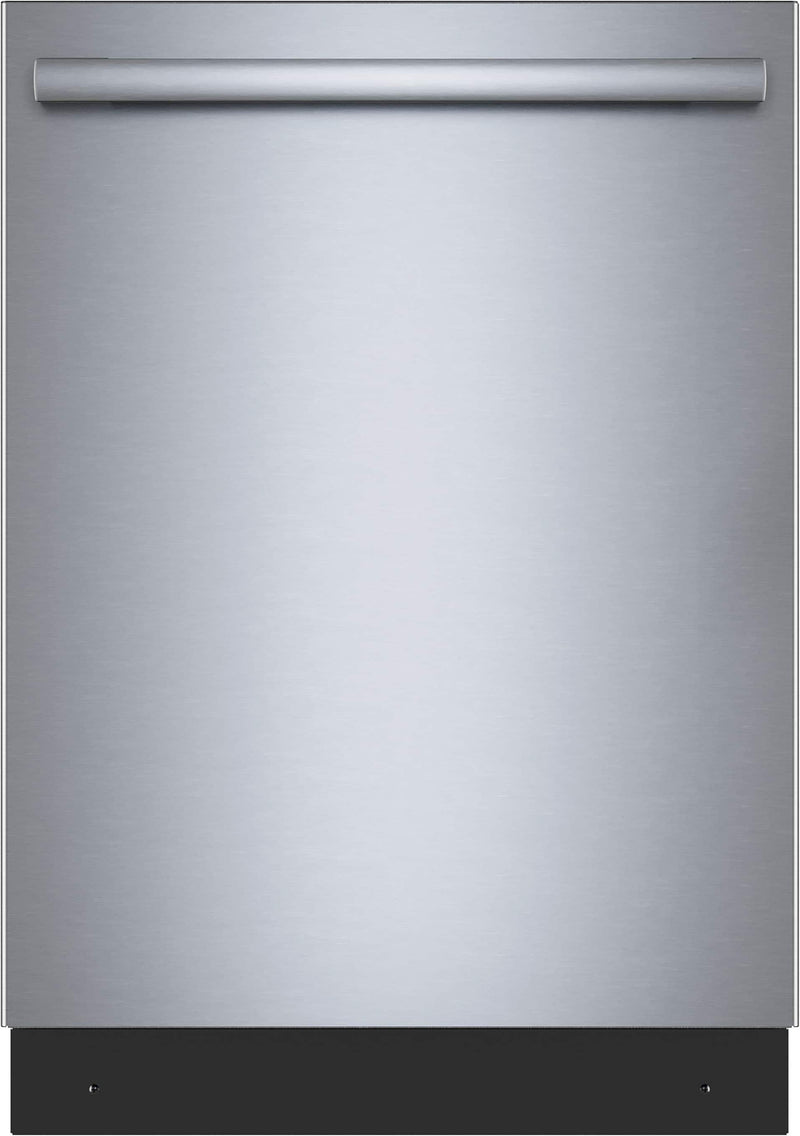 Bosch - 300 Series 24" Top Control Smart Built-In Stainless Steel Tub Dishwasher with 3rd Rack 46 dBA - Stainless Steel