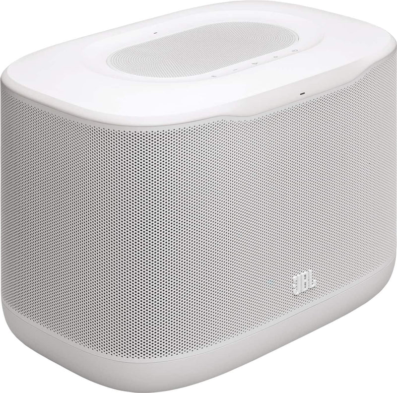 JBL - 3D Room-Filling Wi-Fi home speaker with Dolby Atmos and easy whole-home listening - White