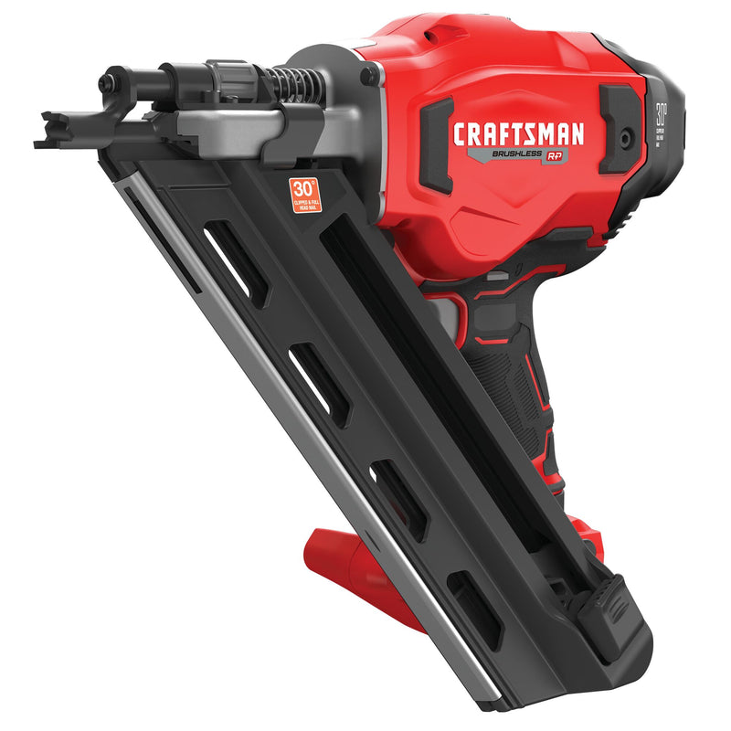 CRAFTSMAN V20 Brushless RP 3-1/4-in 30 -Degree Cordless Roundhead Framing Nailer (Battery Not Included and Charger Not Included)