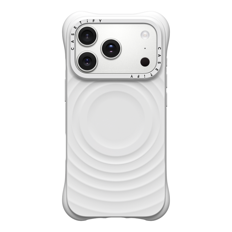 CASETiFY - Apple iPhone 17 Pro Ripple Case - White