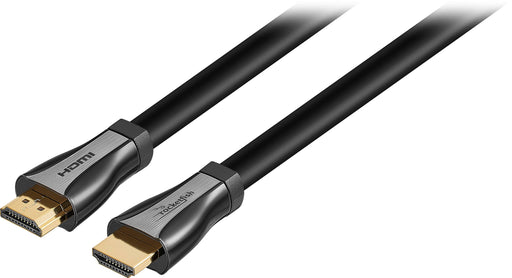 Rocketfish - 15' 8K Ultra High Speed HDMI 2.1 Certified Cable - Black - Black