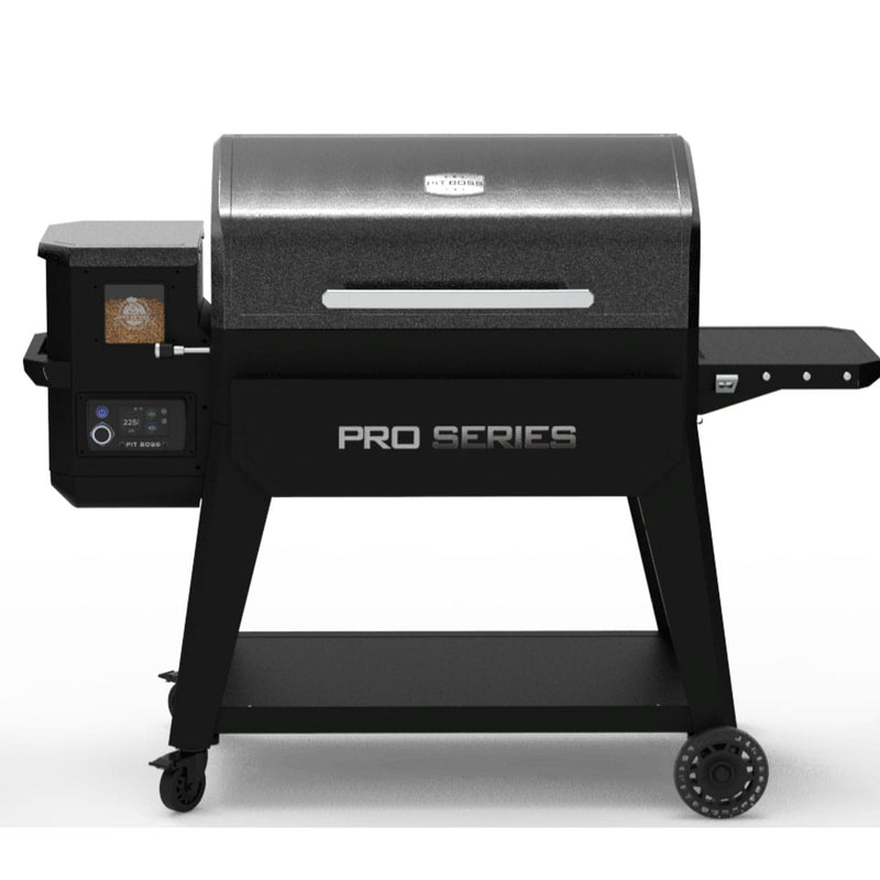 Pit Boss 1600 Pro Series 649-Sq. in Black Pellet Grill with Smart Compatibility
