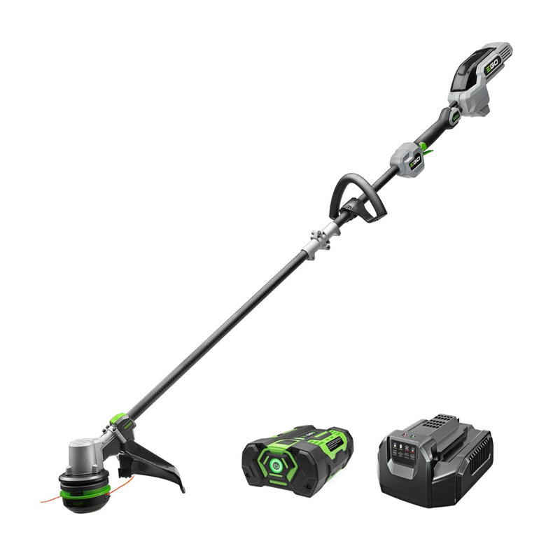 EGO POWERLOAD 56-volt 15-in Split Shaft Battery String Trimmer 2.5 Ah (Battery Included) (Charger Included)
