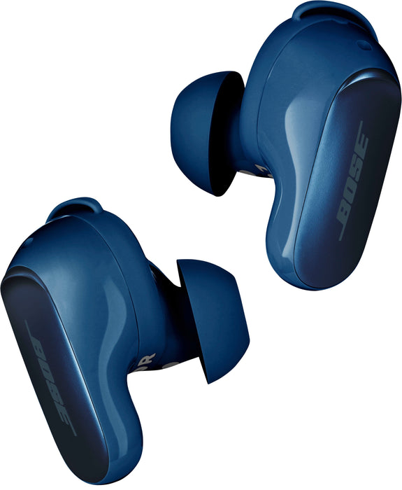 Bose - QuietComfort Ultra True Wireless Noise Cancelling In-Ear Earbuds - Lunar Blue