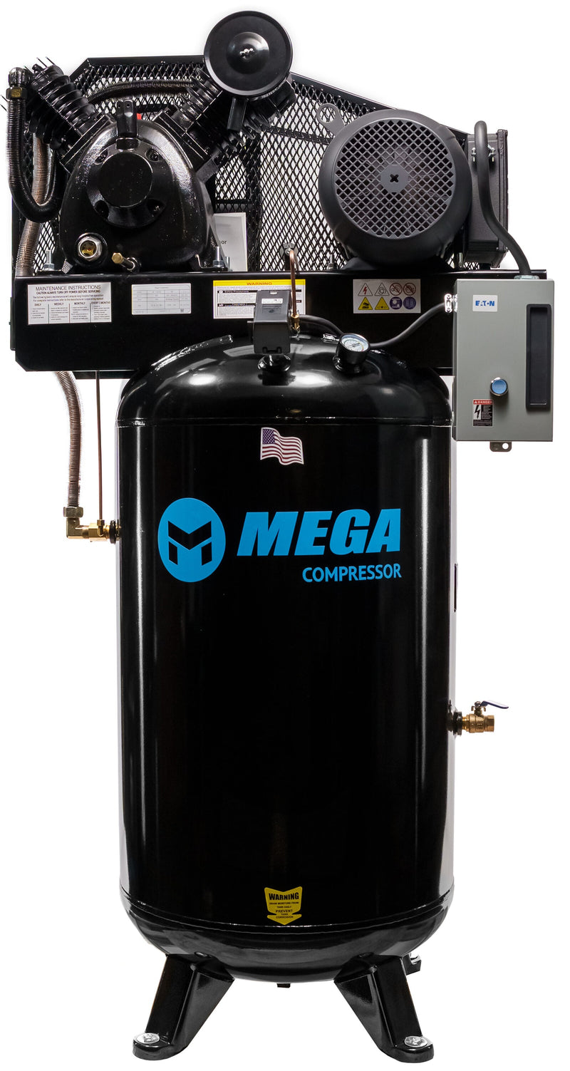 MEGA Compressor 80-Gallon Electric 175 PSI Vertical Air Compressor