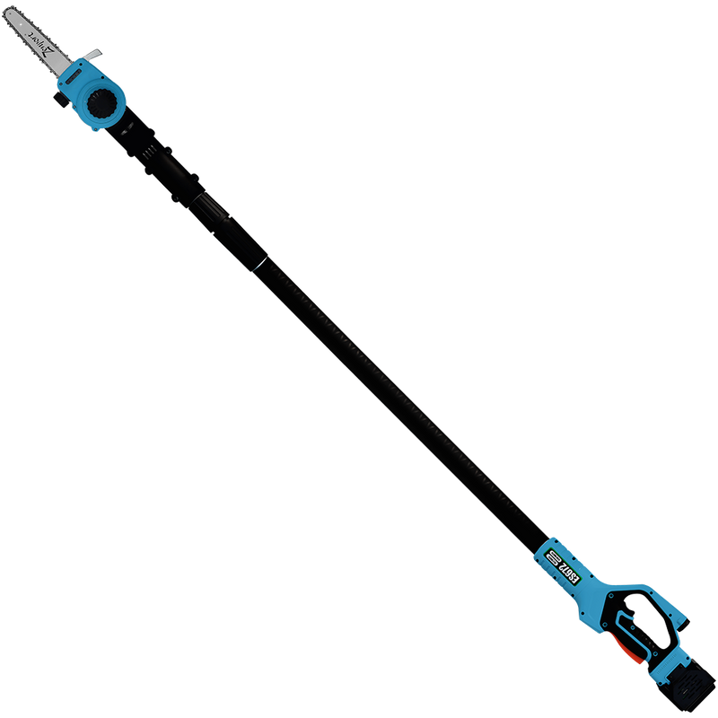 Zenport Cordless Battery Powered Pole Chain Saw with 2.5-Meter Length