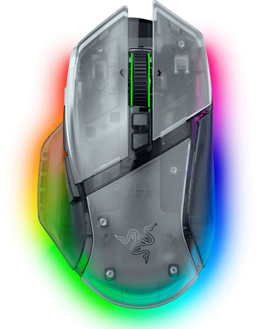 Razer - Basilisk V3 Pro 35K Optical Gaming Mouse with HyperScroll Tilt Wheel - Wireless - Phantom White