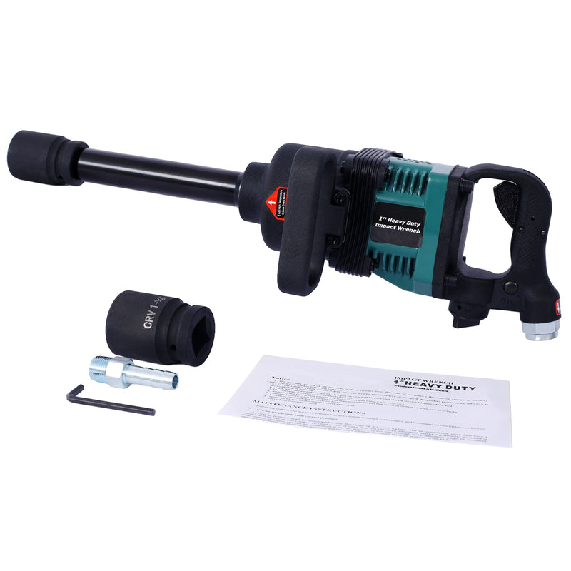 Dexmalle  Industrial 1 inch Air Impact Wrench Gun Long Shank Pneumatic Truck
