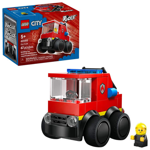 LEGO - City Rides  Fire Truck Building Toy 60482