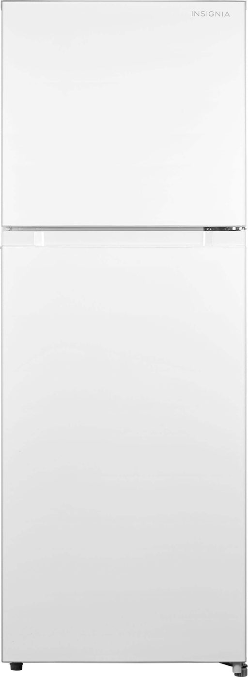 Insignia - 22 in. Wide 10.1 Cu. Ft. Top-Freezer Refrigerator with Reversible Door and ENERGY STAR Certification - White