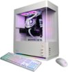 CyberPowerPC - Gaming Desktop - AMD Ryzen 7 9700F - NVIDIA GeForce RTX 5070 12GB - 32GB DDR5 - 1TB PCIe 4.0 SSD - White