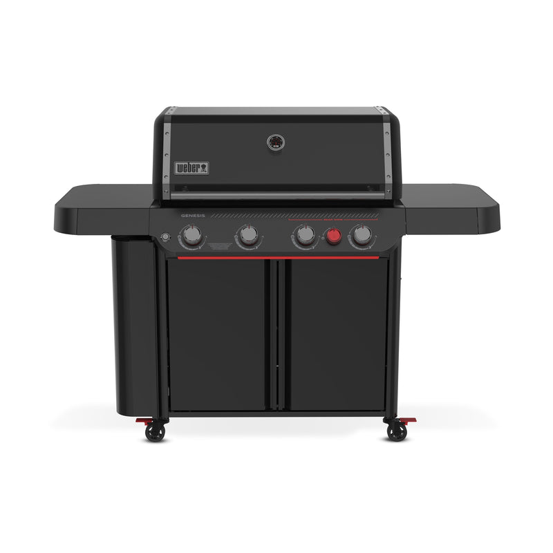 Weber Genesis E-430 Stealth Matte Black 4 -Burner Liquid Propane Gas Grill