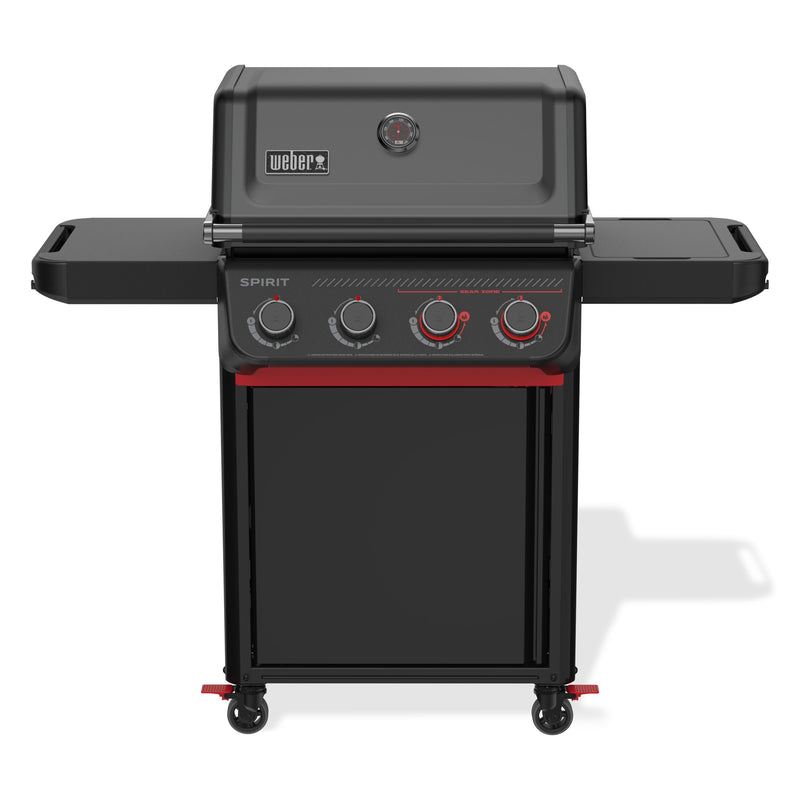Weber Spirit E-425C Stealth Matte Black 4 -Burner Liquid Propane Gas Grill