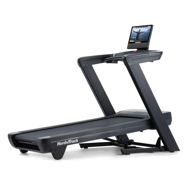 NordicTrack - Commercial 1750 Treadmill with 16" Pivoting Touchscreen; Perfect for All Fitness Levels - Black