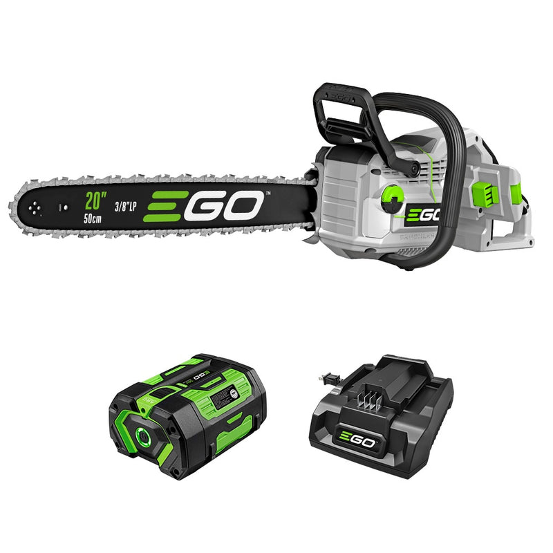 EGO POWER+ 56-volt 20-in Battery 6 Ah Chainsaw Battery Included Charger Included
