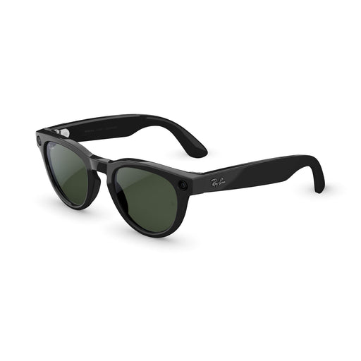 Ray-Ban Meta - Headliner (Gen 2) glasses with Meta AI Audio Photo Video Compatibility - Transitions Green lenses - Shiny Black