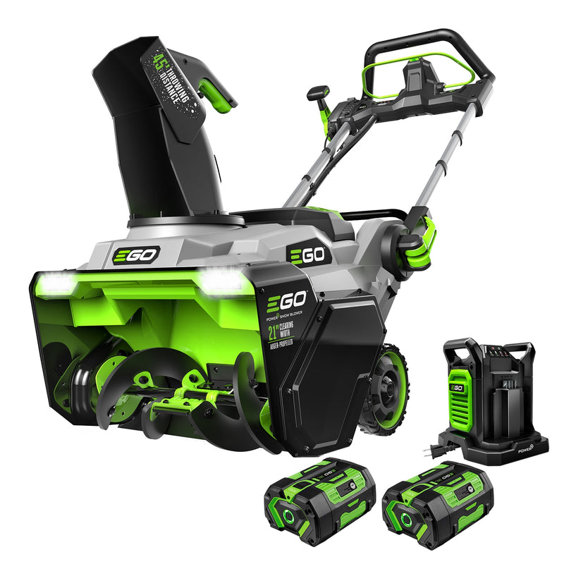 EGO POWER+ 56-volt 21-in Single-stage Push with auger assistance Battery Snow Blower (Battery Included) (Charger Included)