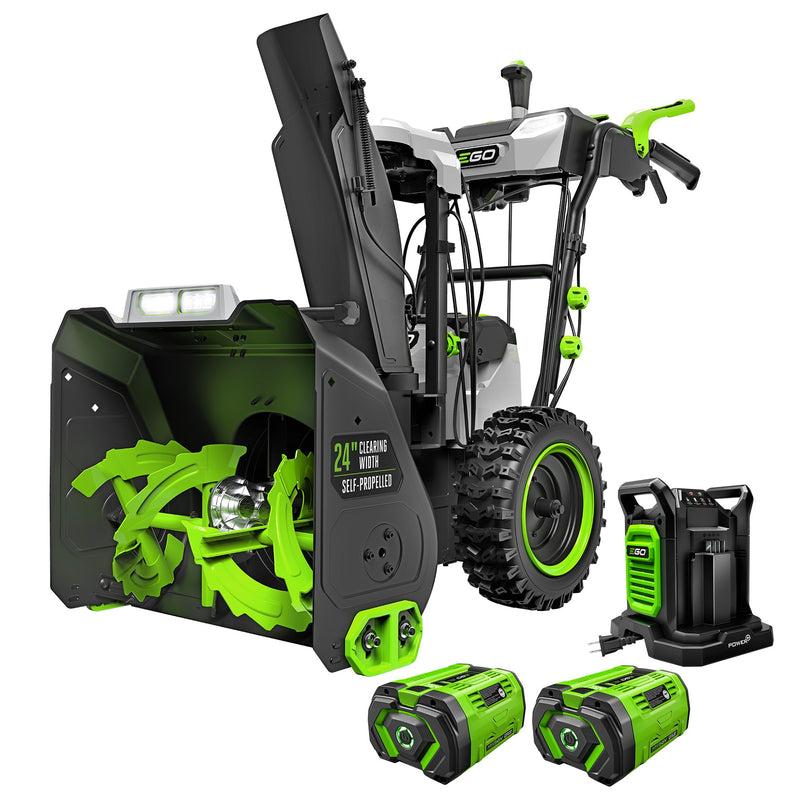 EGO POWER+ 56-volt 24-in Two-stage Self-propelled Battery Snow Blower (Battery Included) (Charger Included)